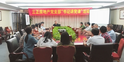 陳文發(fā)書記為全體黨員講了一堂生動(dòng)的黨課。.jpg